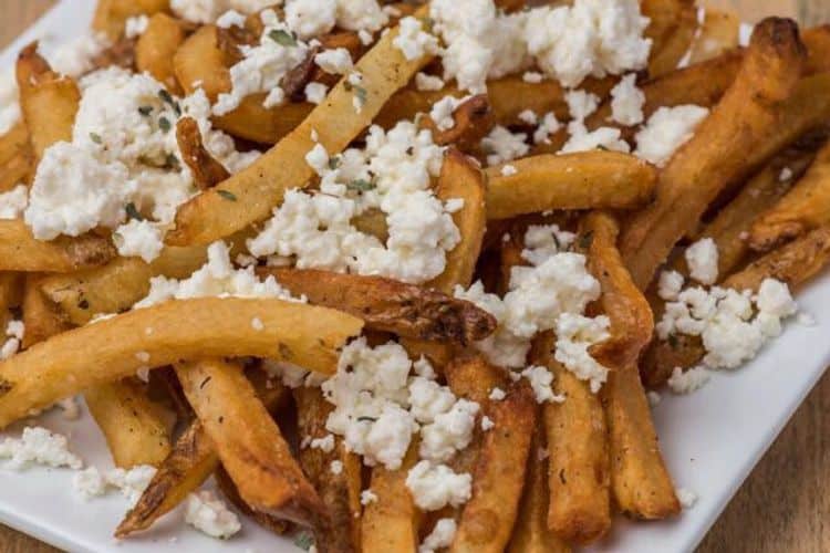 Greek Fries with Feta